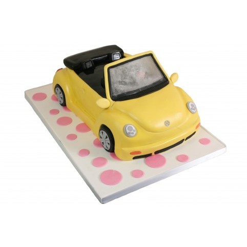 Personalised Classic VW Beetle Acrylic Cake Topper | Personalised Cake  Toppers