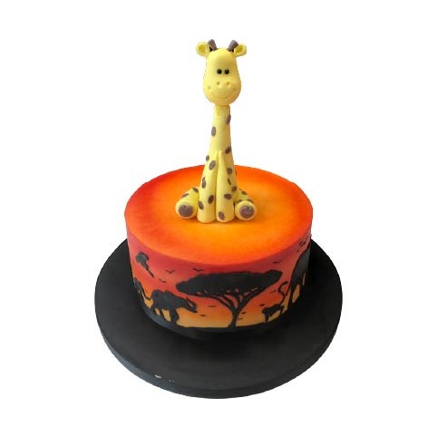 3D Giraffe Cake - Living Things - 3D Cakes