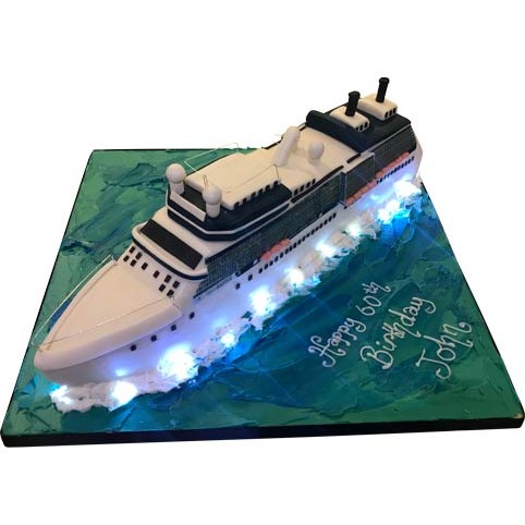 Cargo ship cake – The Baking Laboratory